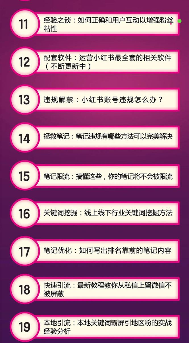 图片[3]-小红书爆款推广引流训练课6.0，手把手带你玩转小红书，实操一天50+精准女粉-缘梦网创