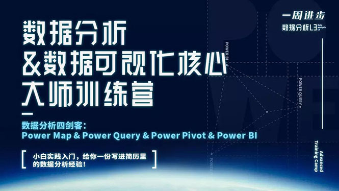 月薪30K【数据分析可视化核心大师训练营】这个时代，正在犒劳这样的人-缘梦网创