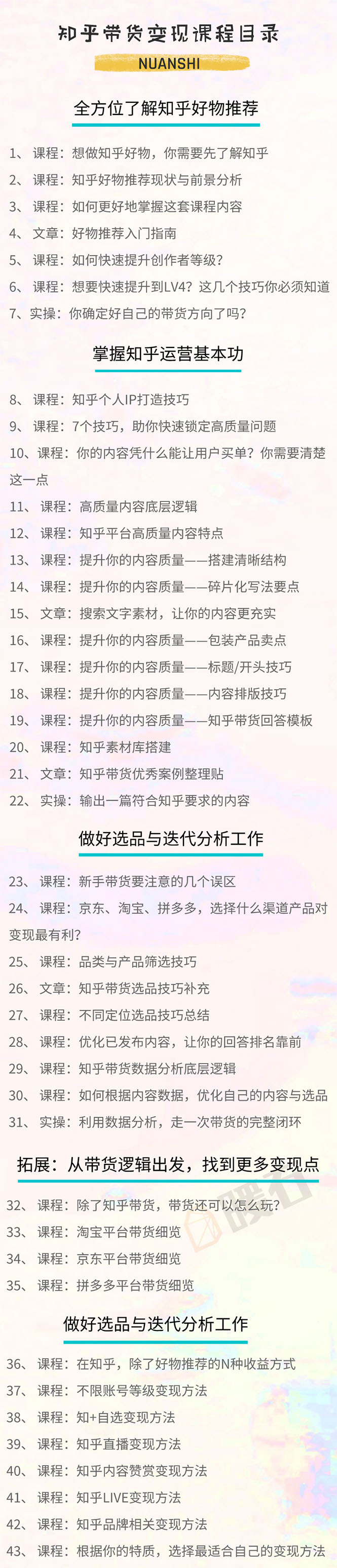 图片[2]-暖石·知乎带货变现训练营：教你0成本实现睡后收入，告别拿死工资的生活-缘梦网创