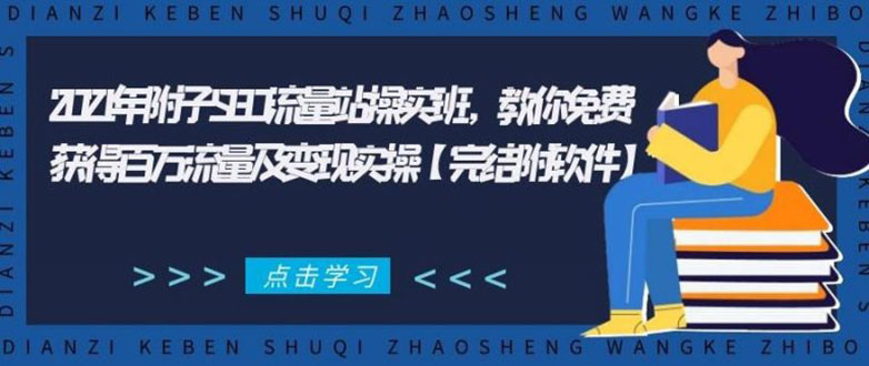 SEO流量站操实班 教你免费获得百万流量及变现实操(完结附软件)-缘梦网创