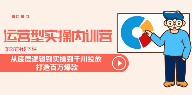 运营型实操内训营-第28期线下课 从底层逻辑到实操到千川投放 打造百万爆款-缘梦网创