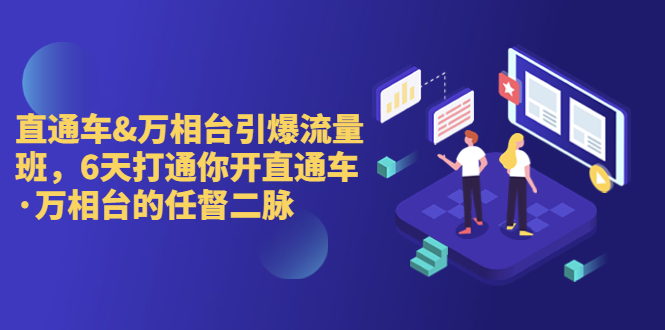 直通车+万相台引爆流量班，6天打通你开直通车·万相台的任督 二脉-缘梦网创