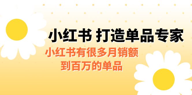 某公众号付费文章《小红书 打造单品专家》小红书有很多月销额到百万的单品-缘梦网创