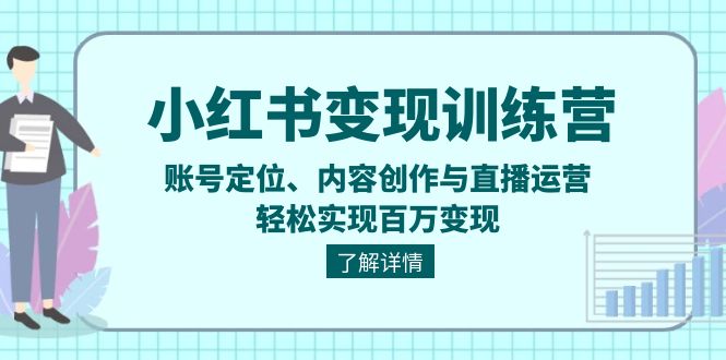 小红书变现训练营：账号定位、内容创作与直播运营，轻松实现百万变现-缘梦网创