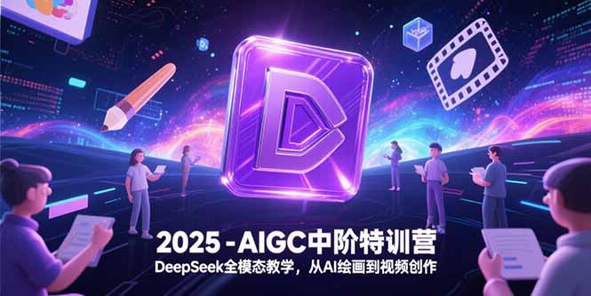 2025-AIGC中阶特训营，DeepSeek全模态教学，从AI绘画到视频创作-缘梦网创