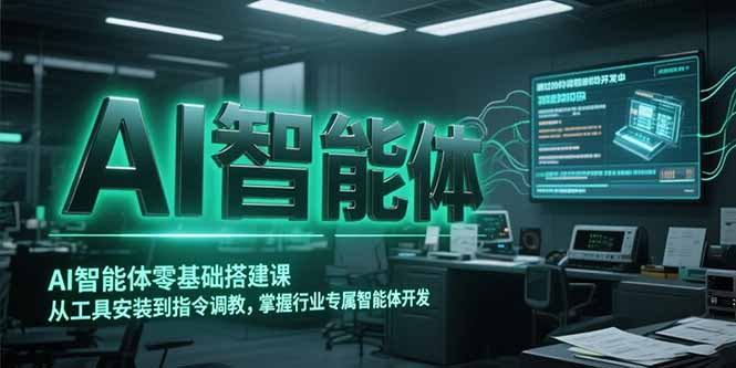 AI智能体零基础搭建课，从工具安装到指令调教，掌握行业专属智能体开发-缘梦网创