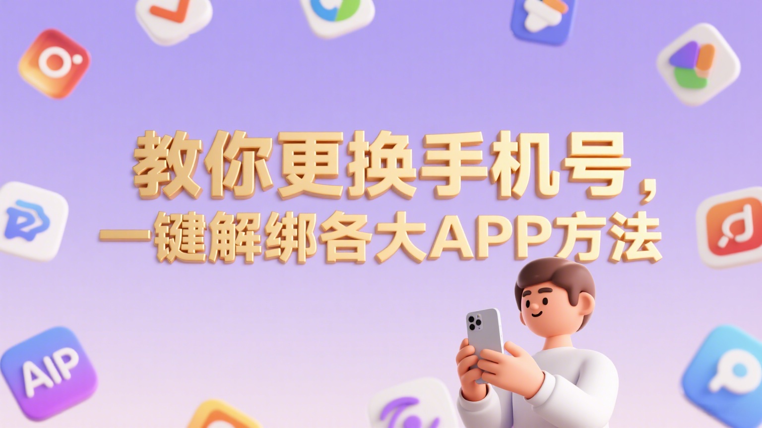 教你更换手机号，一键解绑各大APP方法-缘梦网创