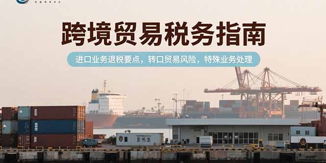 跨境贸易税务指南，进口业务退税要点，转口贸易风险，特殊业务处理-缘梦网创