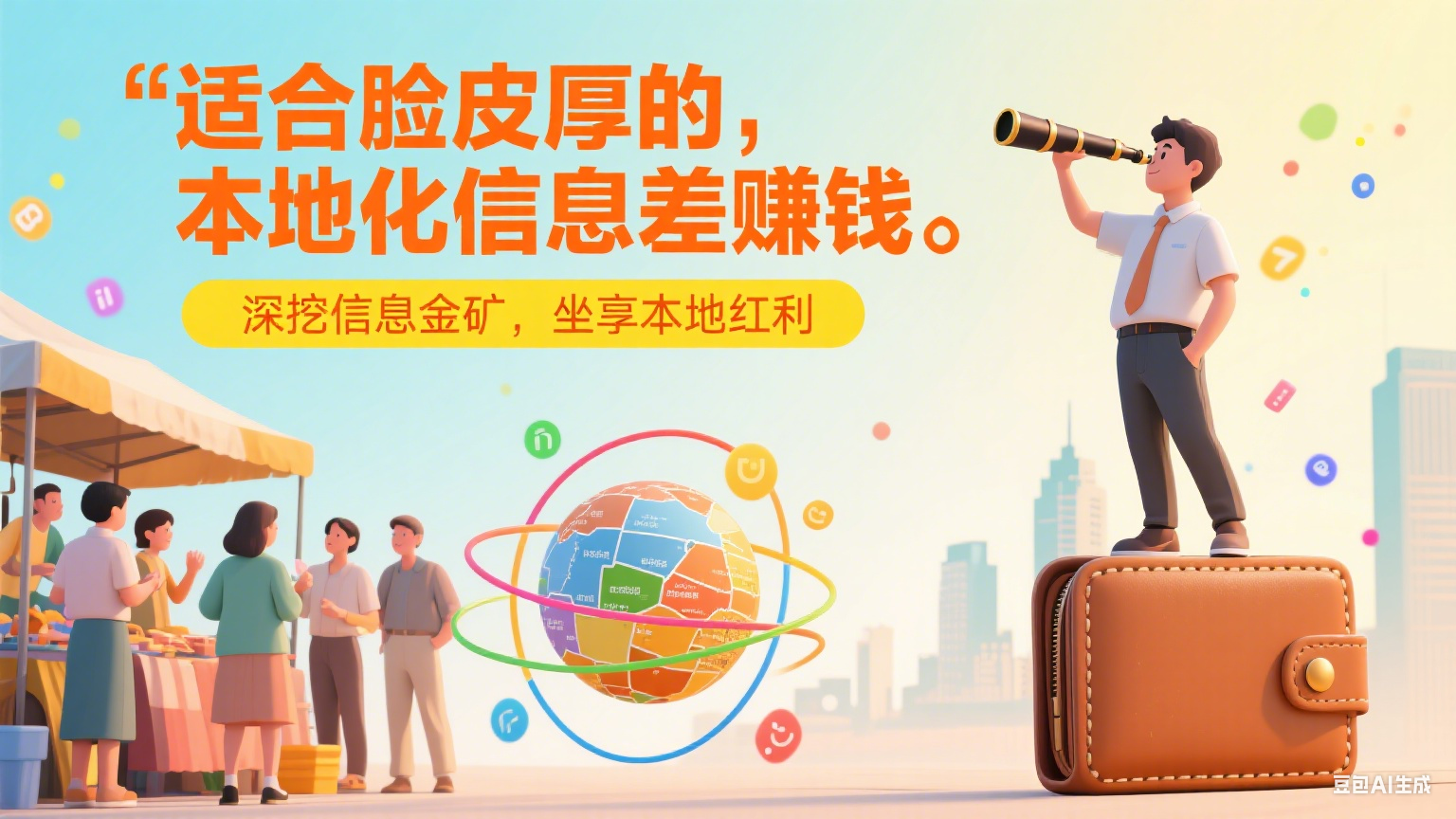 适合脸皮厚的，本地化信息差赚钱-缘梦网创