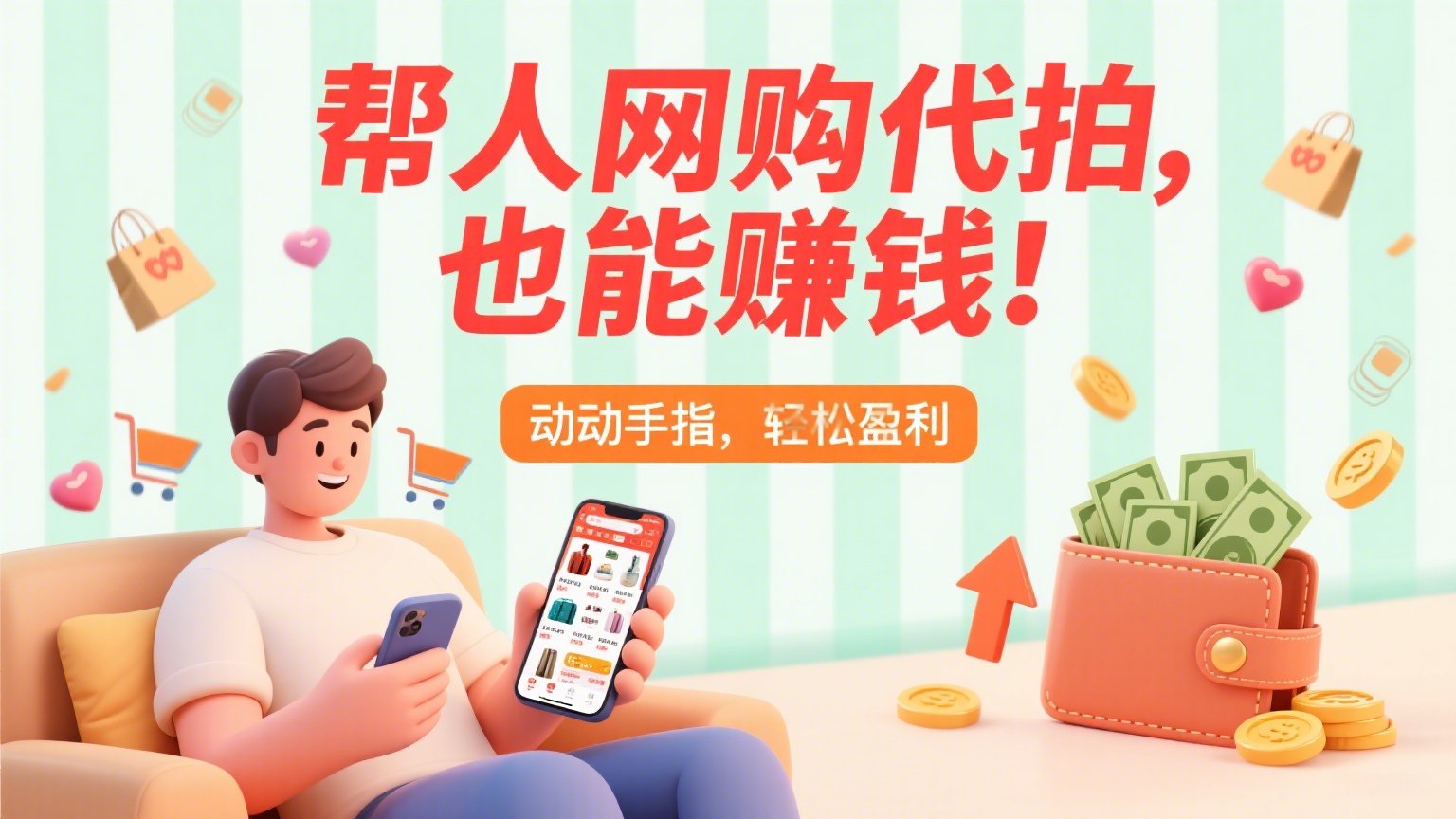 帮人网购代拍，也能赚钱！-缘梦网创