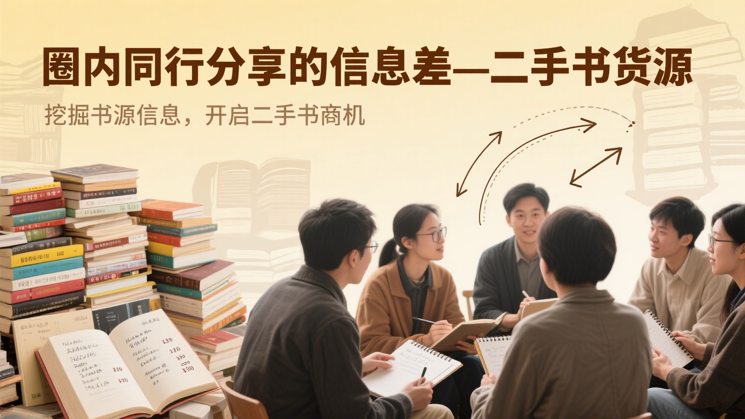 圈内同行分享的信息差，二手书货源-缘梦网创
