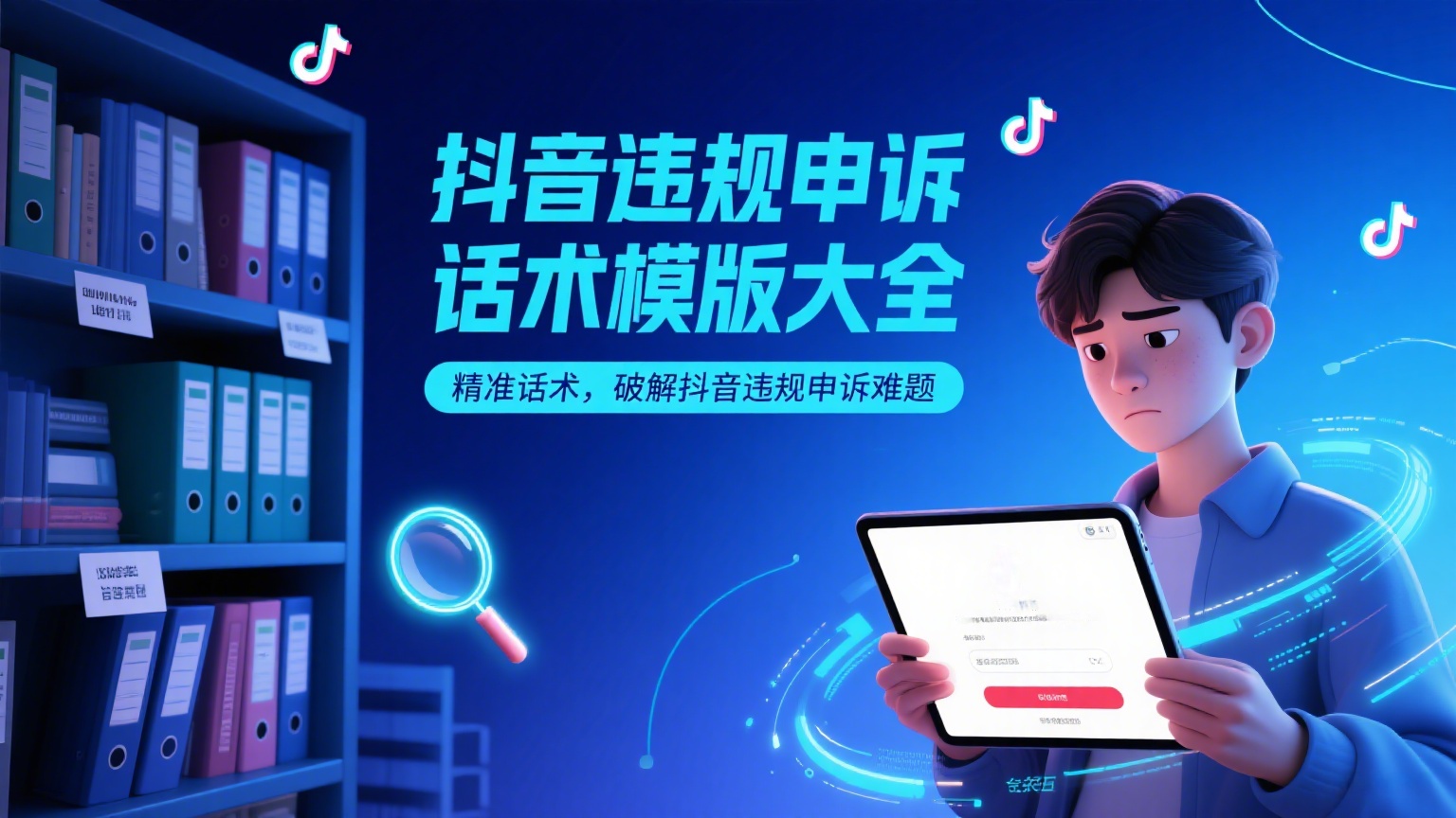 抖音违规申诉话术模版大全-缘梦网创