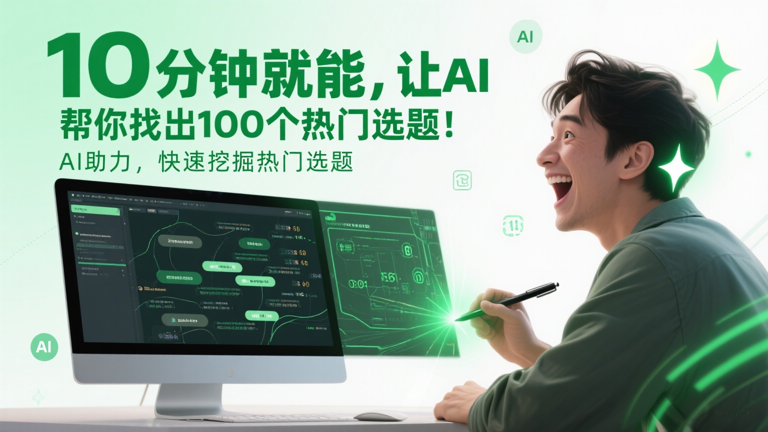 10分钟就能，让AI帮你找出100个热门选题！-缘梦网创