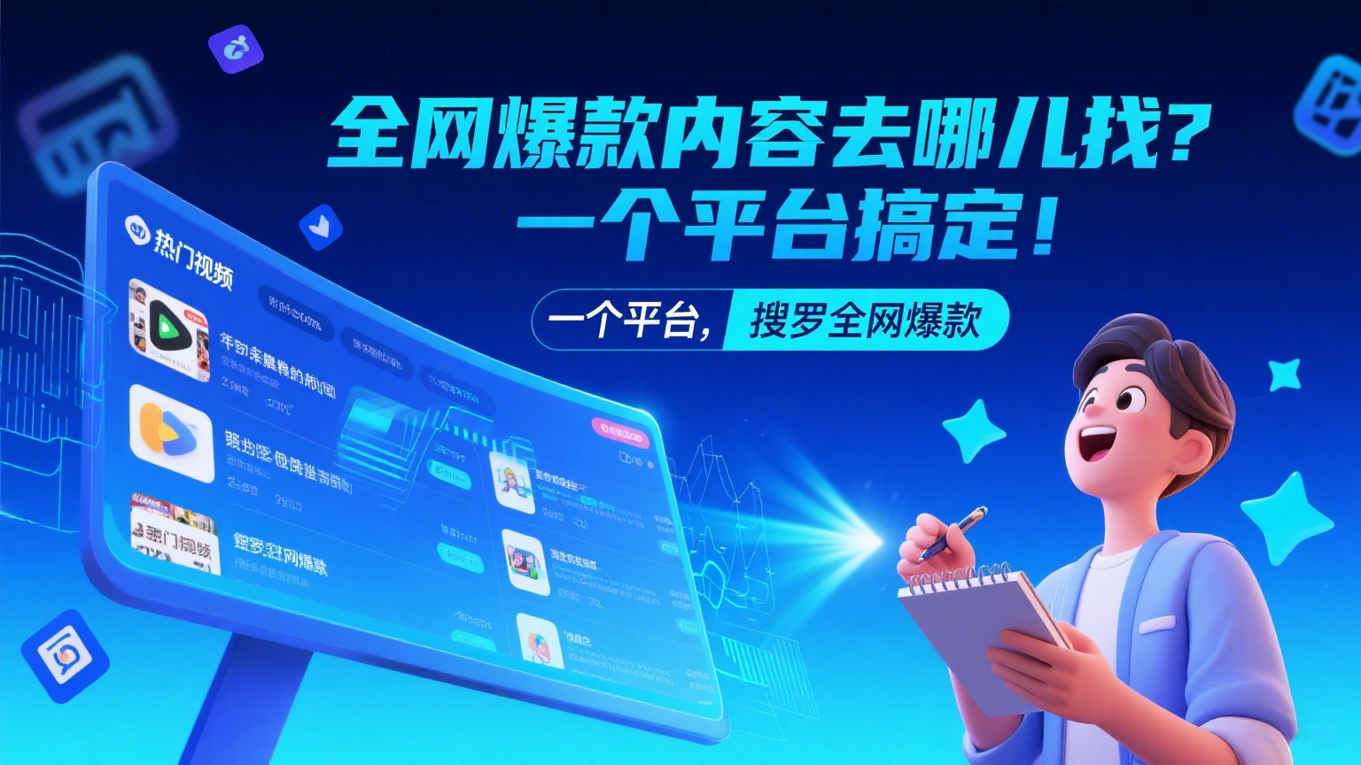 全网爆款内容去哪儿找？一个平台搞定！-缘梦网创