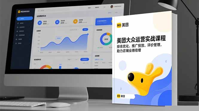 美团大众运营实战课程，排名优化、推广投放、评价管理，助力店铺业绩倍增-缘梦网创