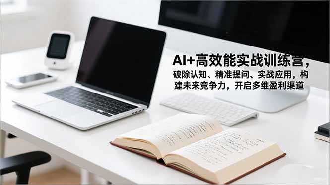 AI+高效能实战训练营，破除认知、精准提问、实战应用，构建未来竞争力，开启多维盈利渠道-缘梦网创