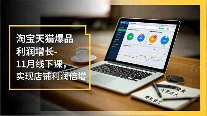 淘宝天猫爆品利润增长-11月线下课，免费流量、付费放大、费比管控，实现店铺利润倍增-缘梦网创