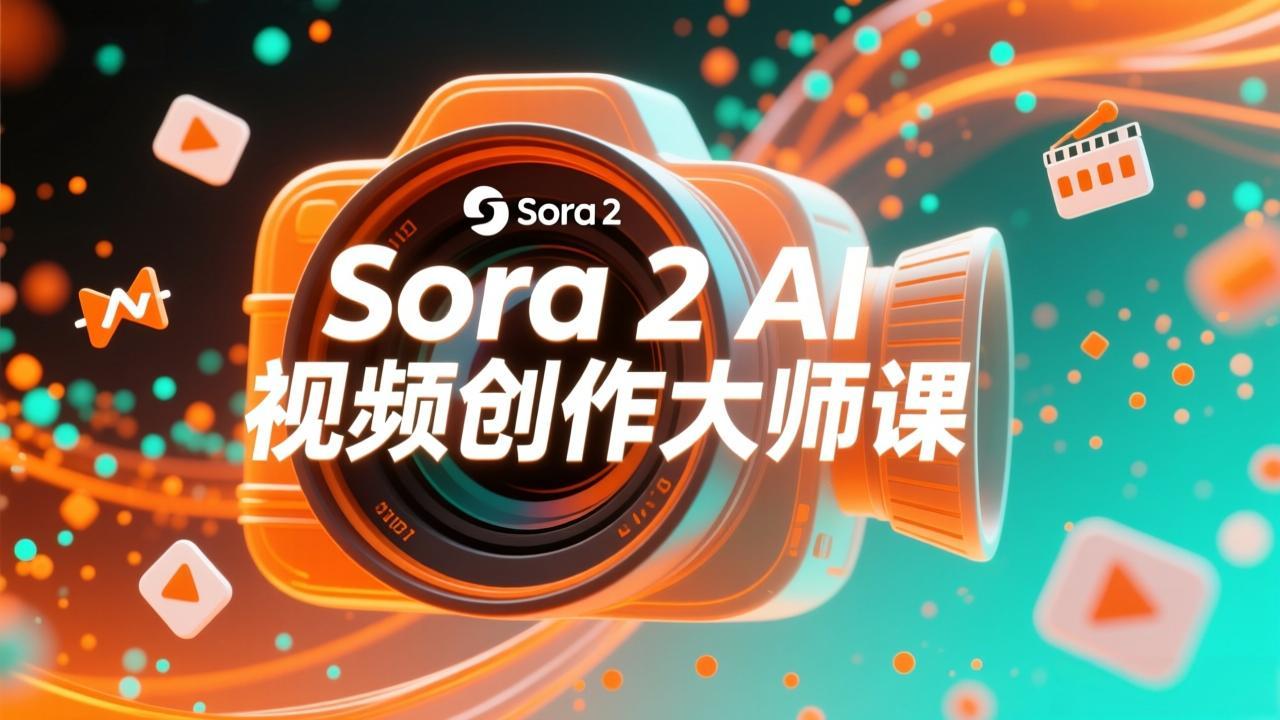 如何利用Sora 2创建流行AI人工智能视频大师班教程：掌握创作全流程，产出百万播放内容-缘梦网创