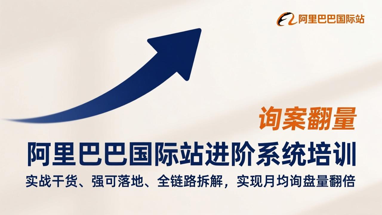 阿里巴巴国际站进阶系统培训，实战干货、强可落地、全链路拆解，实现月均询盘量翻倍-缘梦网创