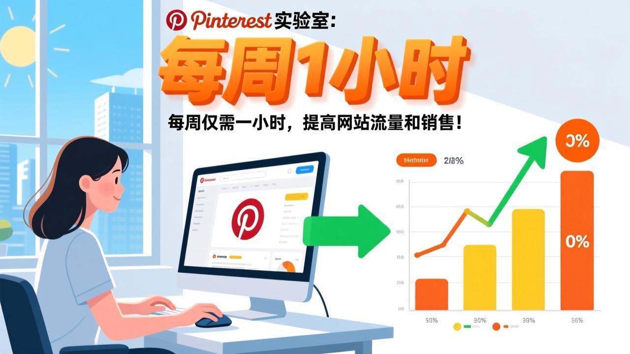 Pinterest实验室：每周仅需一小时，提高网站流量和销售！-缘梦网创