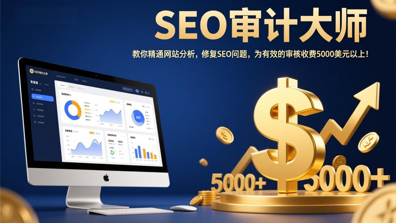 SEO审计大师：教你精通网站分析，修复SEO问题，为有效的审核收费5000美元以上！-缘梦网创