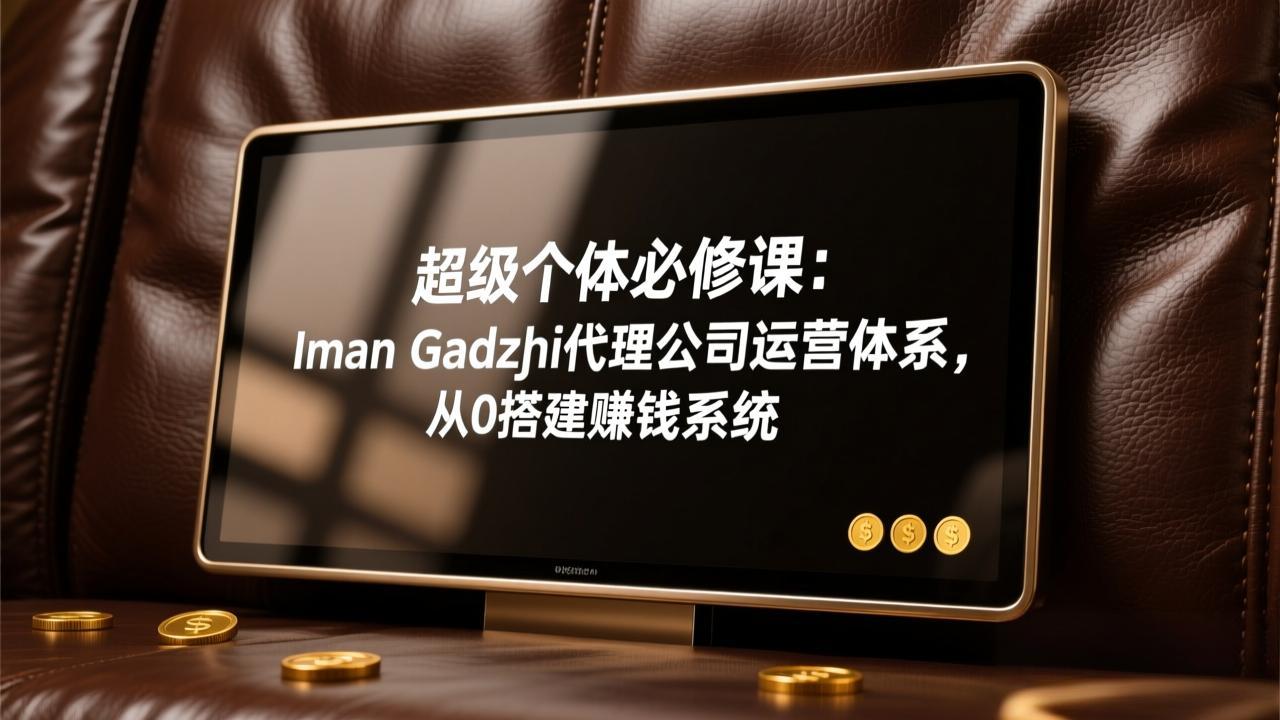 超级个体必修课：Iman Gadzhi代理公司运营体系，从0搭建赚钱系统-缘梦网创