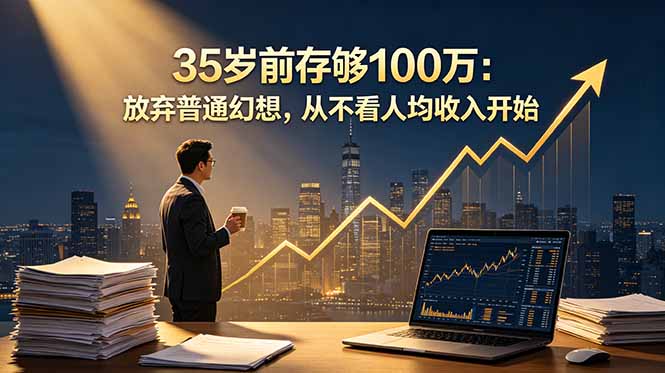 35岁前存够100万:放弃普通幻想,从不看人均收入开始-缘梦网创