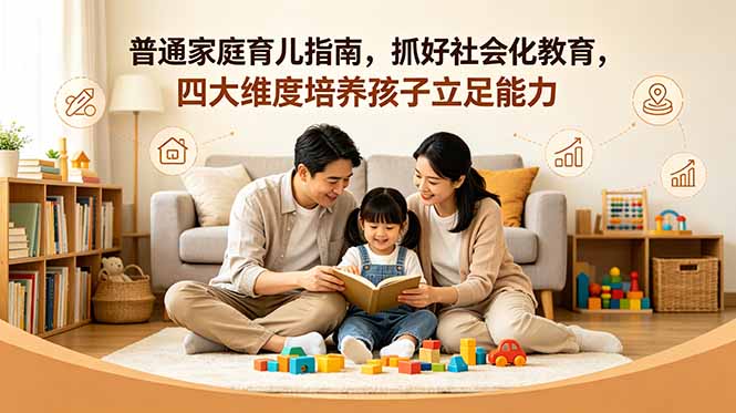 付费文章:普通家庭育儿指南,抓好社会化教育,四大维度培养孩子立足能力-缘梦网创