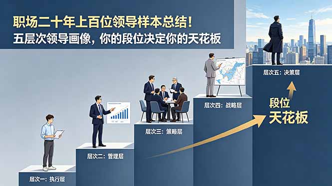付费文章:职场二十年上百位领导样本总结!五层次领导画像,你的段位决定你的天花板-缘梦网创