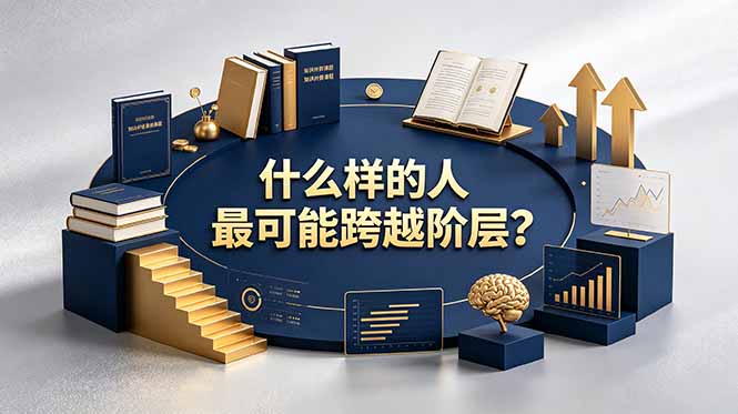 付费文章:什么样的人最可能跨越阶层?具备这五种特质,普通人也能顺利跨越阶层-缘梦网创